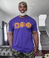 Omega Psi Phi Chenille Premium Letter Tshirt