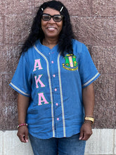 AKA Denim Baseball Jersey