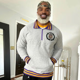 Omega Grey Quarter Zip Sweatshirt