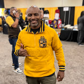 Alpha Gold Quarter Zip Sweatshirt