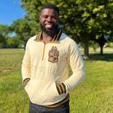 Alpha Neutral Quarter Zip Sweatshirt