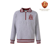 Alabama A&M Grey Quarter Zip Crewneck