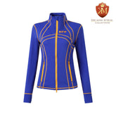 SGRHO Blue Full Zip Yoga Jacket