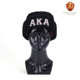 AKA Black Sherpa Beanie Hat