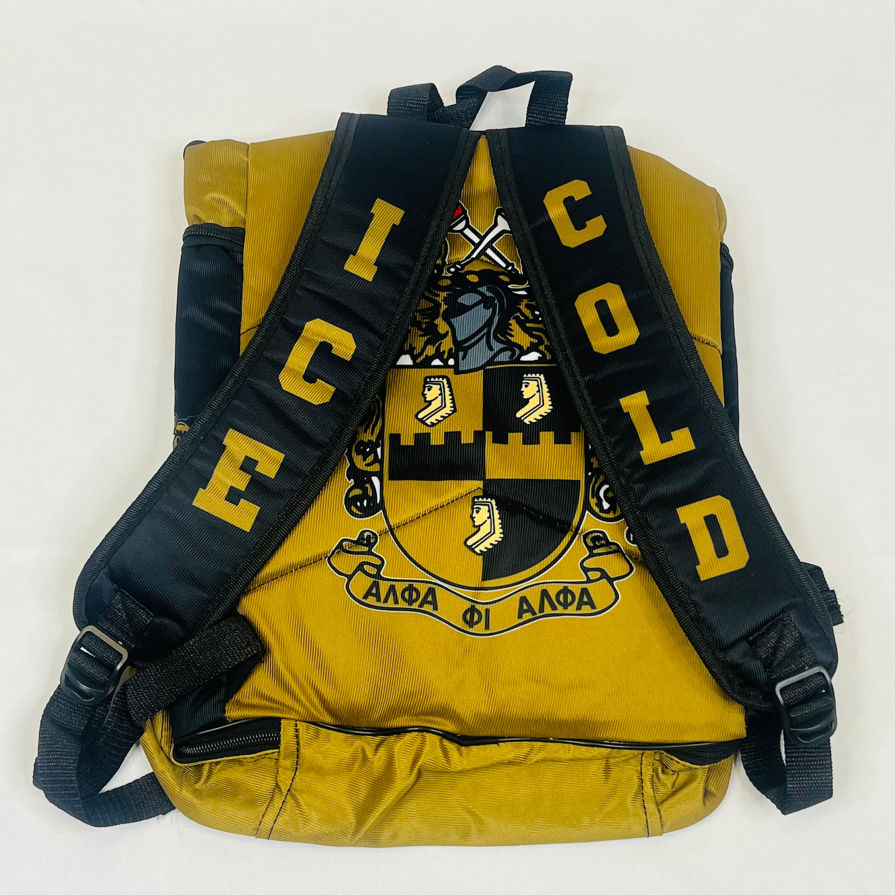 Alpha Phi Alpha Old Gold Backpack The King McNeal Collection