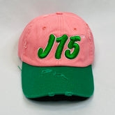 “J15” Pink & Green Hat