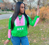 AKA Half Zip Windbreaker Jacket Read Description