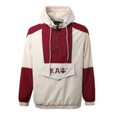 Kappa Krimson/Kream Half Zip Windbreaker Jacket