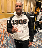 Alpha White 1906 Chenille Hoodie