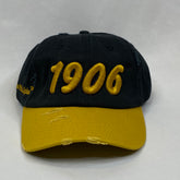 “1906” Alpha Black & Old Gold Dad Hat