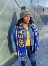 Sigma Gamma Rho Scarf and One Hat