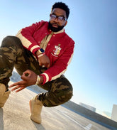 Kappa Washed Krimson Corduroy Jacket