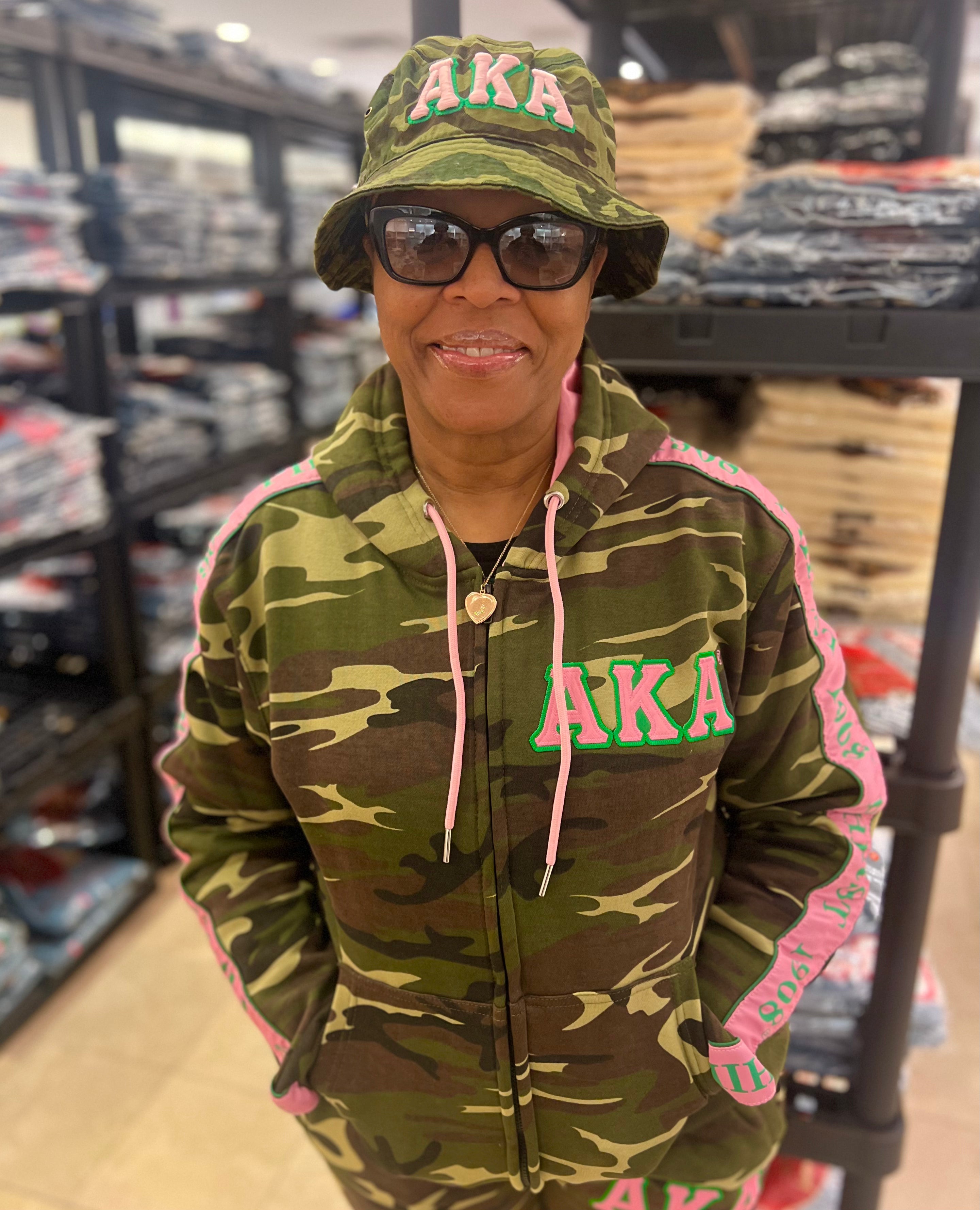 AKA Camo Tapered Jacket Unisex Size
