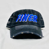 Zeta Phi Beta Finer Black Denim Hat