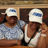 Zeta Finer White Denim Hat