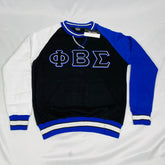 Sigma Chenille Letter Black Crewneck