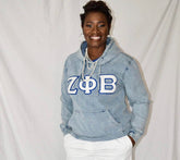Zeta Chenille Denim Hoodie