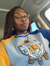 Sigma Gamma Rho Chenille Crest Pocket Crewneck