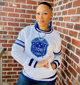 ZPB Crest Striped Chenille Crewneck (Unisex Size)