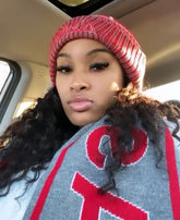 Delta Sigma Theta Grey Scarf and One Hat Set