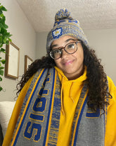 SGRho Grey Scarf and Hat Set