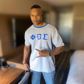 Phi Beta Sigma Letter Grey Premium Shirt
