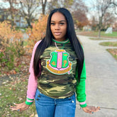 AKA Camo Chenille Crewneck (Unisex Size)