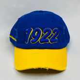 “1922” SGRho Royal Blue & Yellow Gold Hat