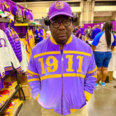 Omega Purple 3M Reflective Bomber Jacket