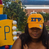 Sigma Gamma Rho Gold Hat