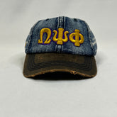 Denim Omega ΩΨΦ Hat