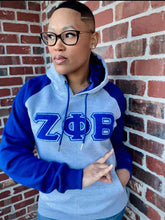 Grey Zeta Phi Beta Pocket Hoodie
