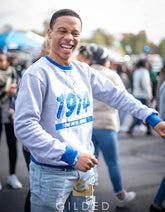 Phi Beta Sigma Grey 1914 Crewneck