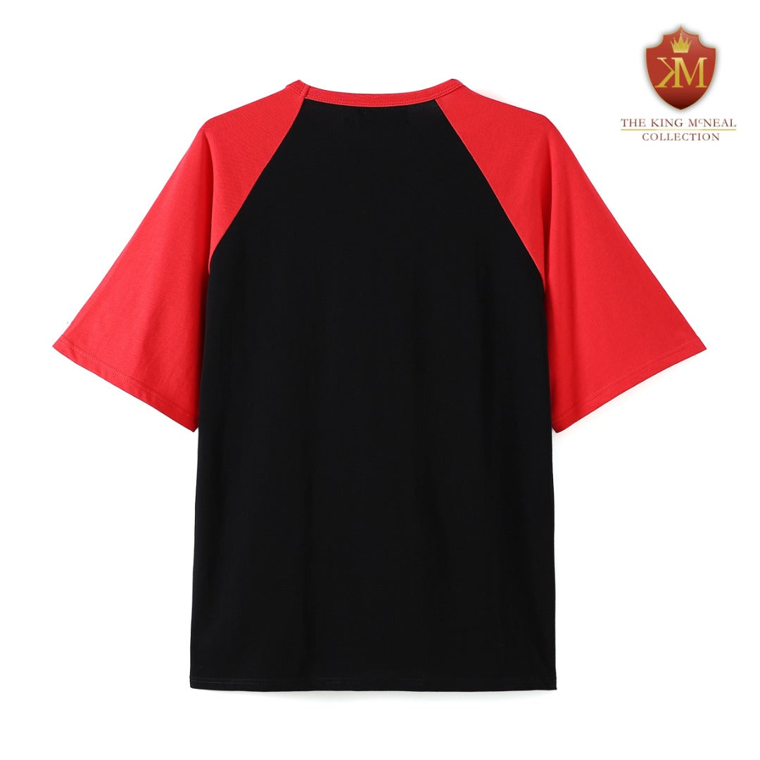 KMC Black/Red Premium Raglan Shirt