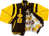 Iota Wool And Leather Letterman Jacket