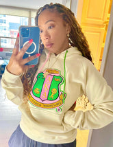 AKA Neutral Premium Chenille Crest Hoodie