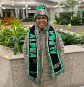 AKA Scarf and One Hat Black