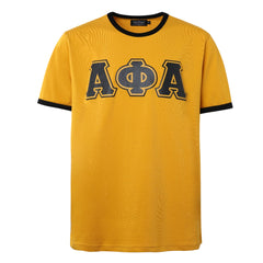 Alpha Premium Old Gold Ringer Shirt