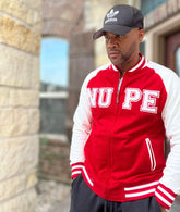 Kappa Red NUPE Varsity Fleece Jacket