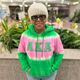 AKA Chenille Tie Dye Hoodie