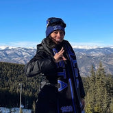 Zeta Finer Women Black Scarf and One Hat