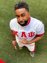 Kappa “KΑΨ” White Embroidered Premium Ringer Shirt