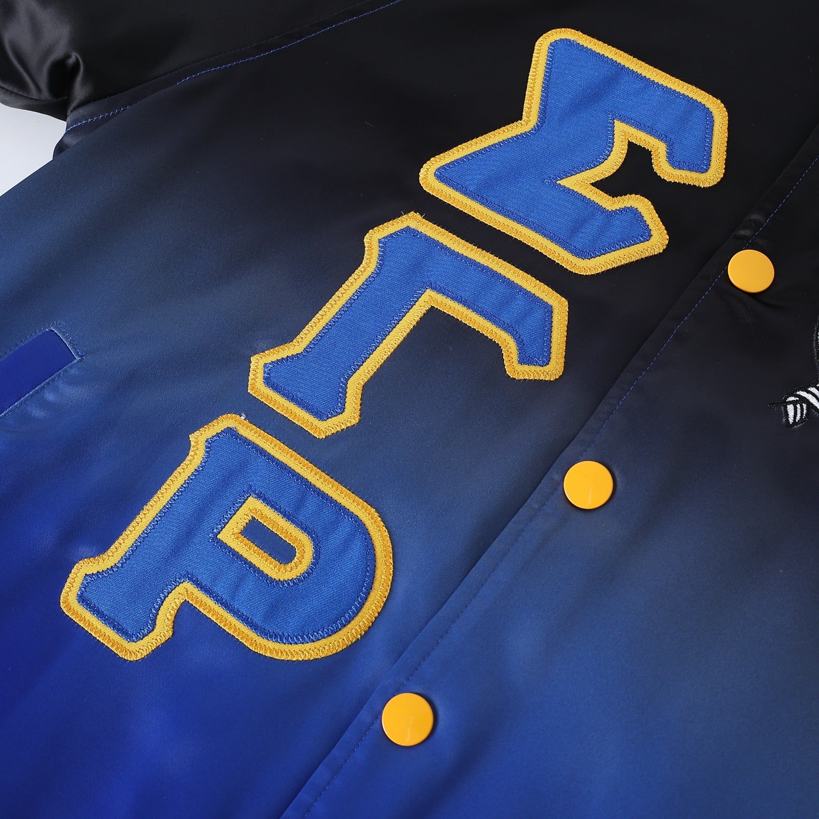 Sigma Gamma Rho Black Ombré Bomber Jacket