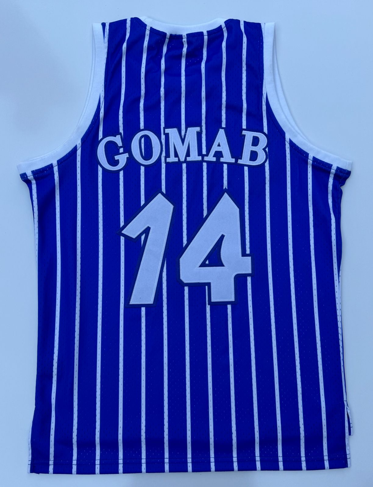 Sigma Blue Pinstripe Basketball Jersey