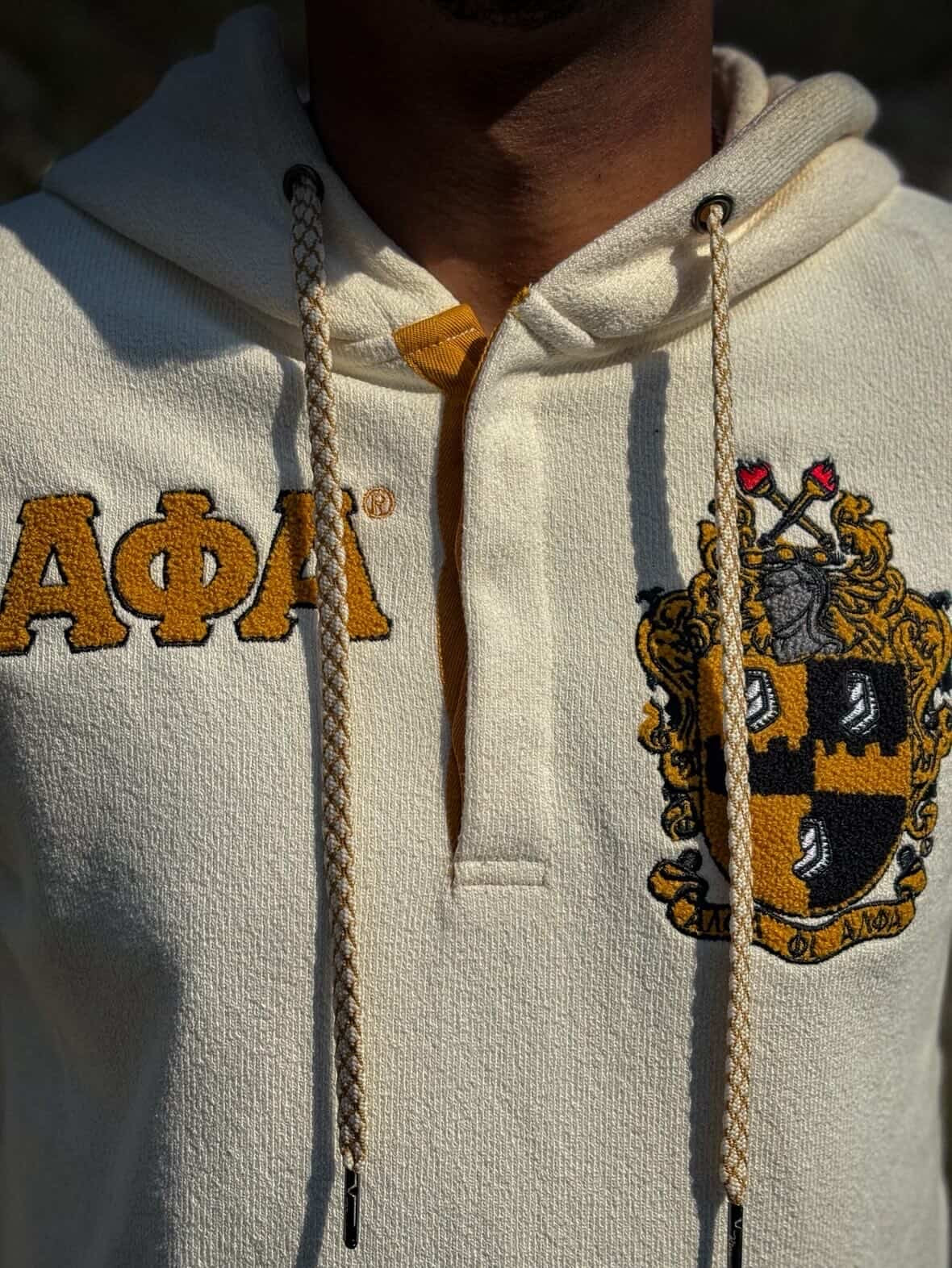 Alpha Neutral Qtr Button-Up Hoodie