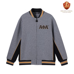 Alpha Grey Air Tech Fleece Warm Up Jacket