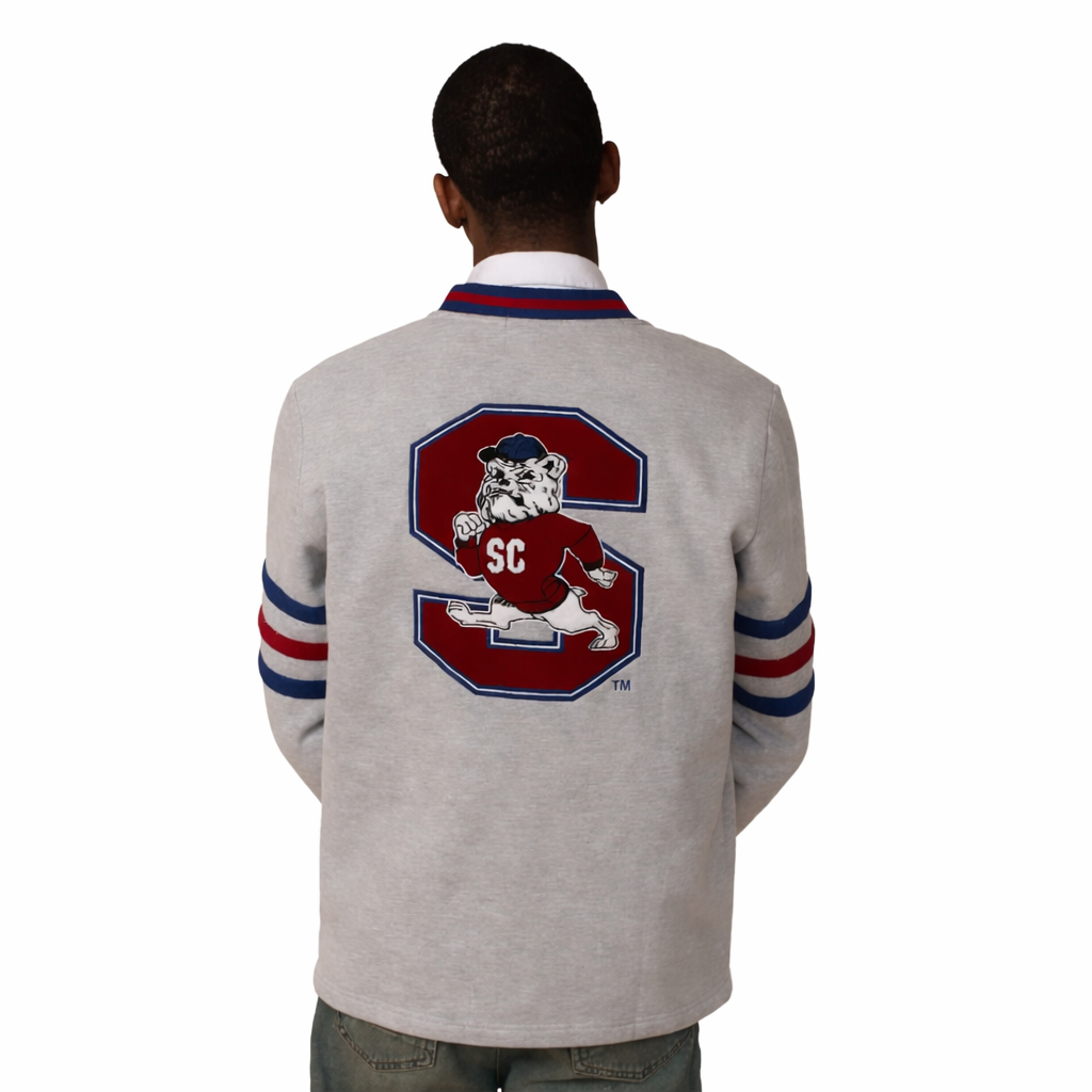 South Carolina State Heather Grey Fleece Cardigan