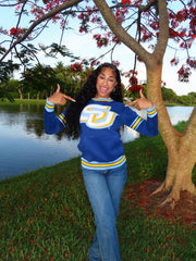 Southern University Navy Pocket Crewneck