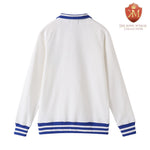 Sigma White Quarter Zip Sweatshirt