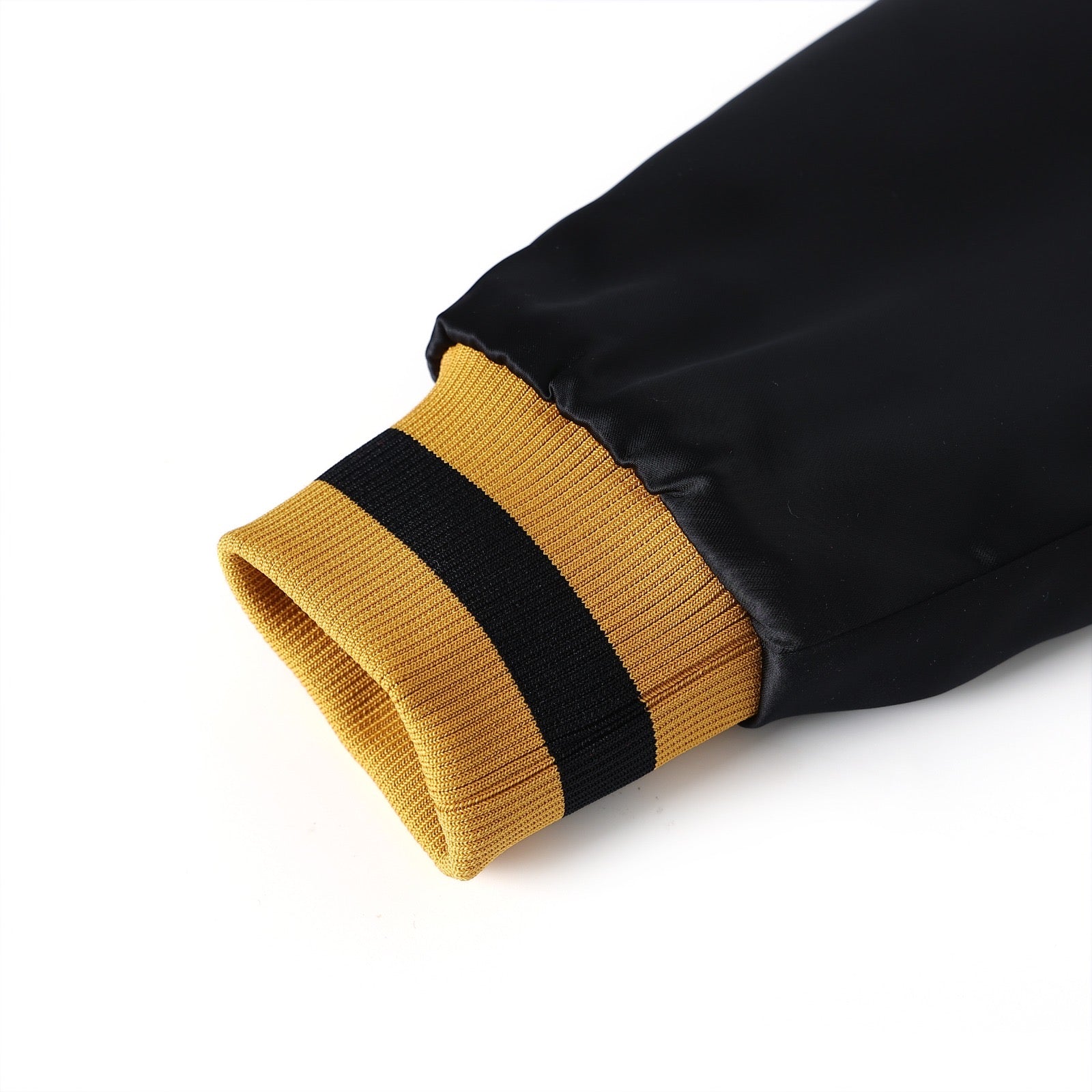 Alpha Black/Gold Bomber Jacket